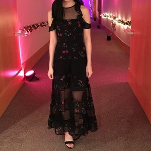 Red Floral Dress